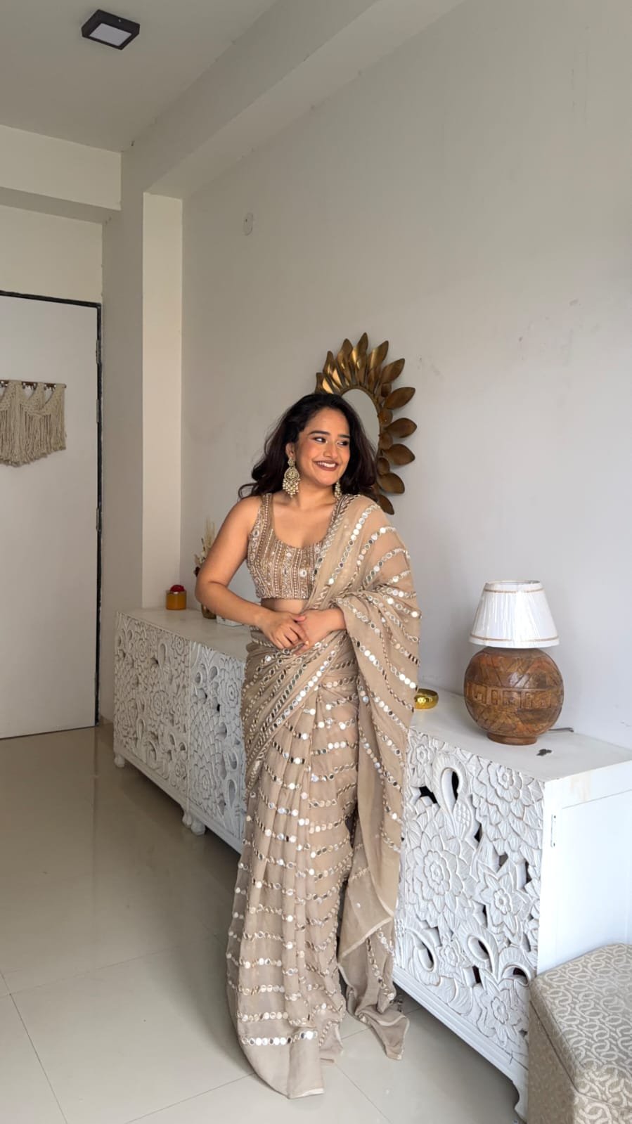 Cocktail saree