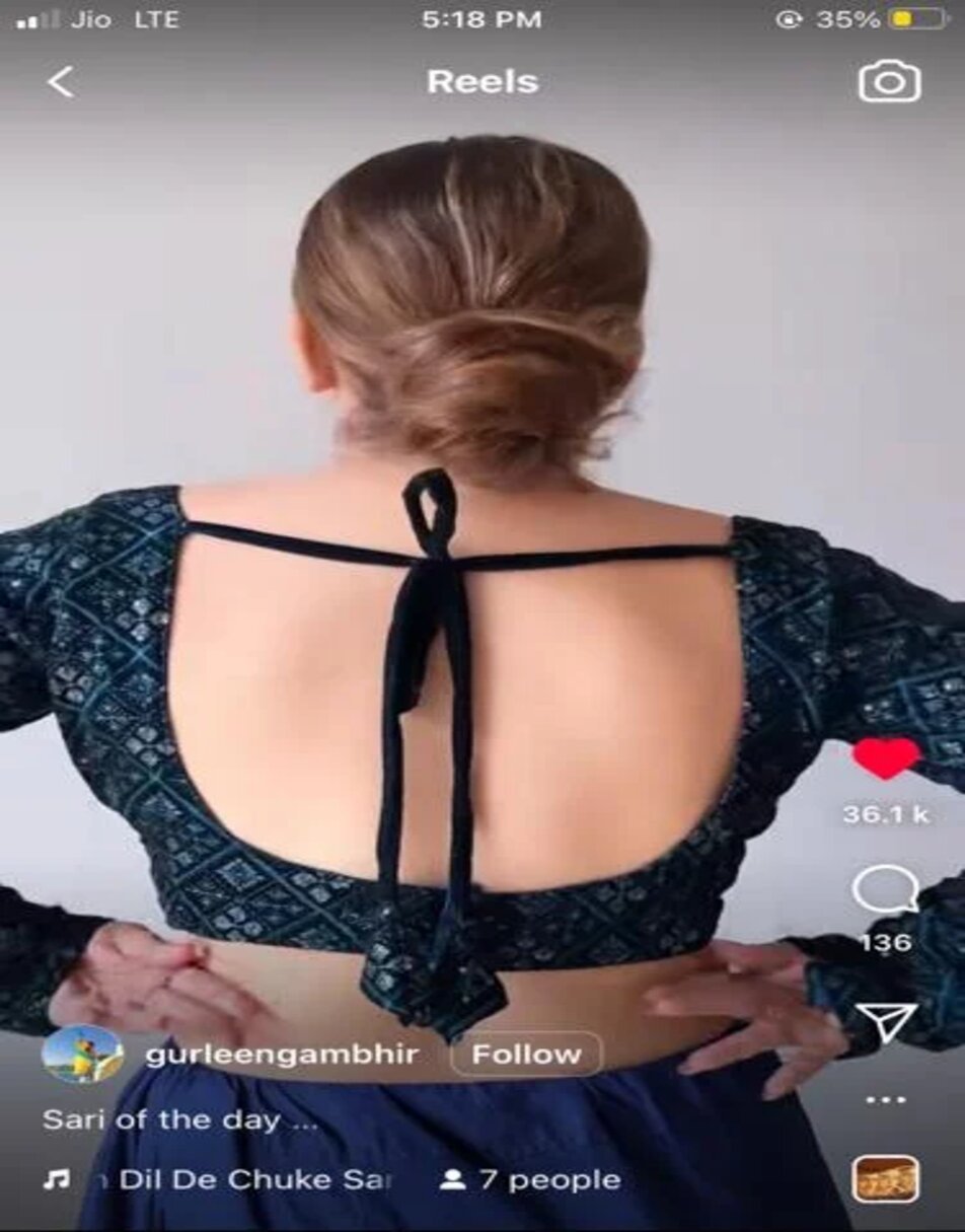 Teal Blue Velvet Saree