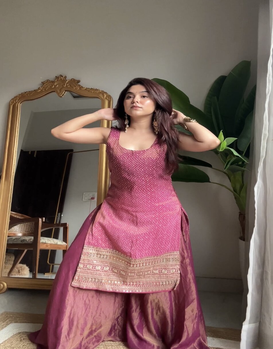 bhandhni sharara set