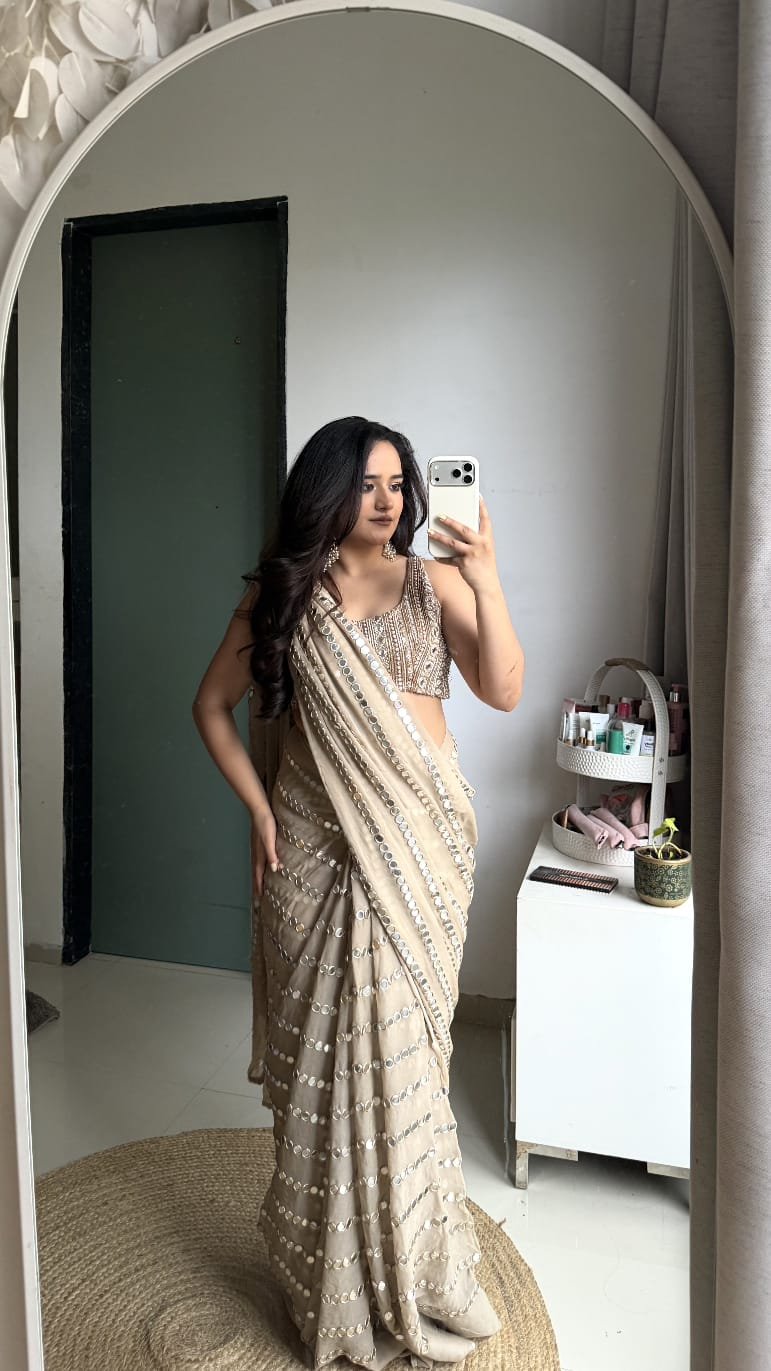 Cocktail saree
