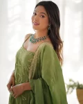 Green Tissue Sharara Set 4