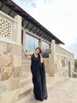 Black Uppada Silk Saree With Hand Embroidered Blouse 2