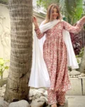 Floral Kalamkari Suit 1