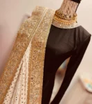 Black anarkali with Lucknowi duppatta 2