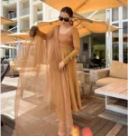 Uppada Silk Suit With Organza Duppatta 4