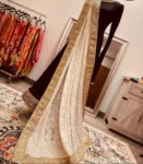 Black anarkali with Lucknowi duppatta 3