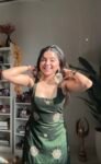 Mehendi Green Sharara Set With Hand Work Buttis And Mirror Work Lace Duppatta 1