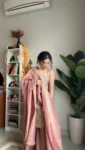 Crystal Pink Banarsi Sharara Set 3
