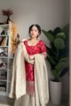 Red Banarsi Sharara Set 2
