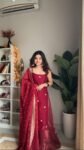 Blood Red jimmy choo sharara set 7