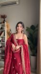 Blood Red jimmy choo sharara set 3