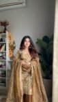 Golden Ranjha sharara set 6