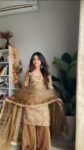 Golden Ranjha sharara set 3