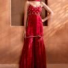 Red Uppada Silk Suit 2