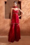 Red Uppada Silk Suit 2