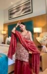 Phuleri  hand work sharara set 4